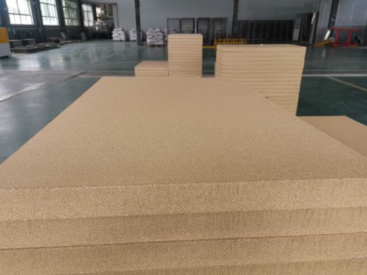 Qualität  1000kgs/M3 Vermiculite Fire Brick Sheet Shockproof For Wood Stove usine